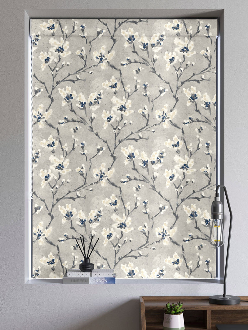 Burley grey roman blind made to measure, UK version