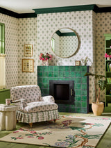 Next Cath Kidston Cream Cath Crest A4 Wallpaper Sample- Buy online at McGrocer