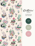 Cath Kidston Cream Chihuahua Island wallpaper sample (British brand)
