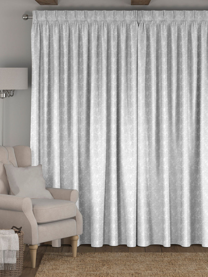 Evin Platinum Silver made to measure curtains, UK version