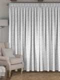 Evin Platinum Silver made to measure curtains, UK version