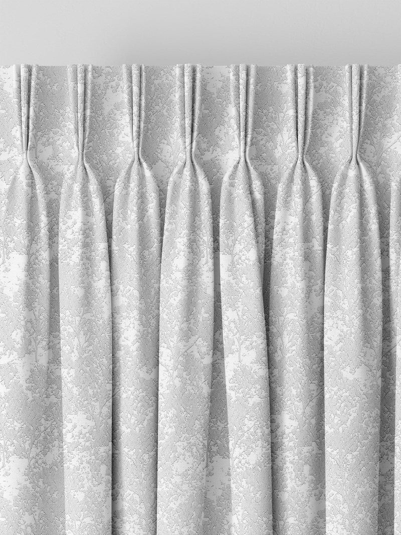 Evin Platinum Silver made to measure curtains, UK version