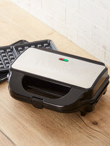 Next Tower Silver 3-in-1 Deep Fill Sandwich Maker- Buy online at McGrocer