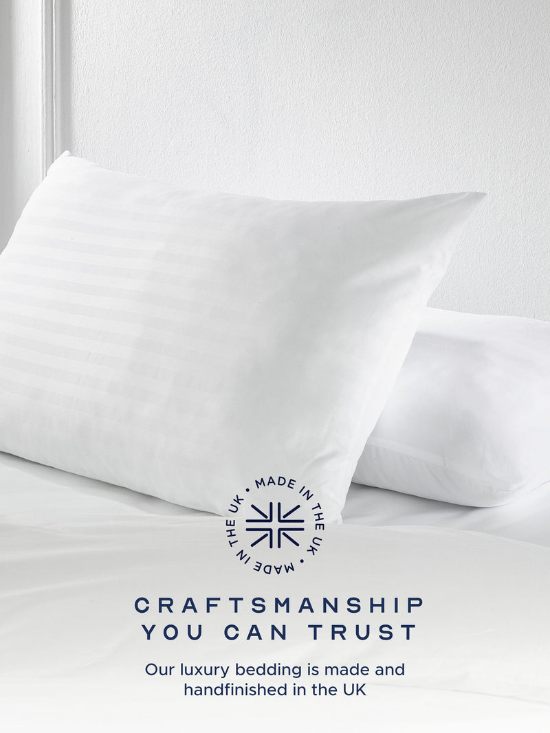 Snuggledown 2 Pack Medium Support White Pillows (British brand)