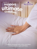 Slumberdown firm support side sleeper pillows white, imported from the UK