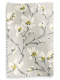 Roman blind in Yellow Burley pattern, 100% cotton - British product
