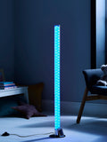 glow Chrome Shimmer cylinder floor lamp from British brand