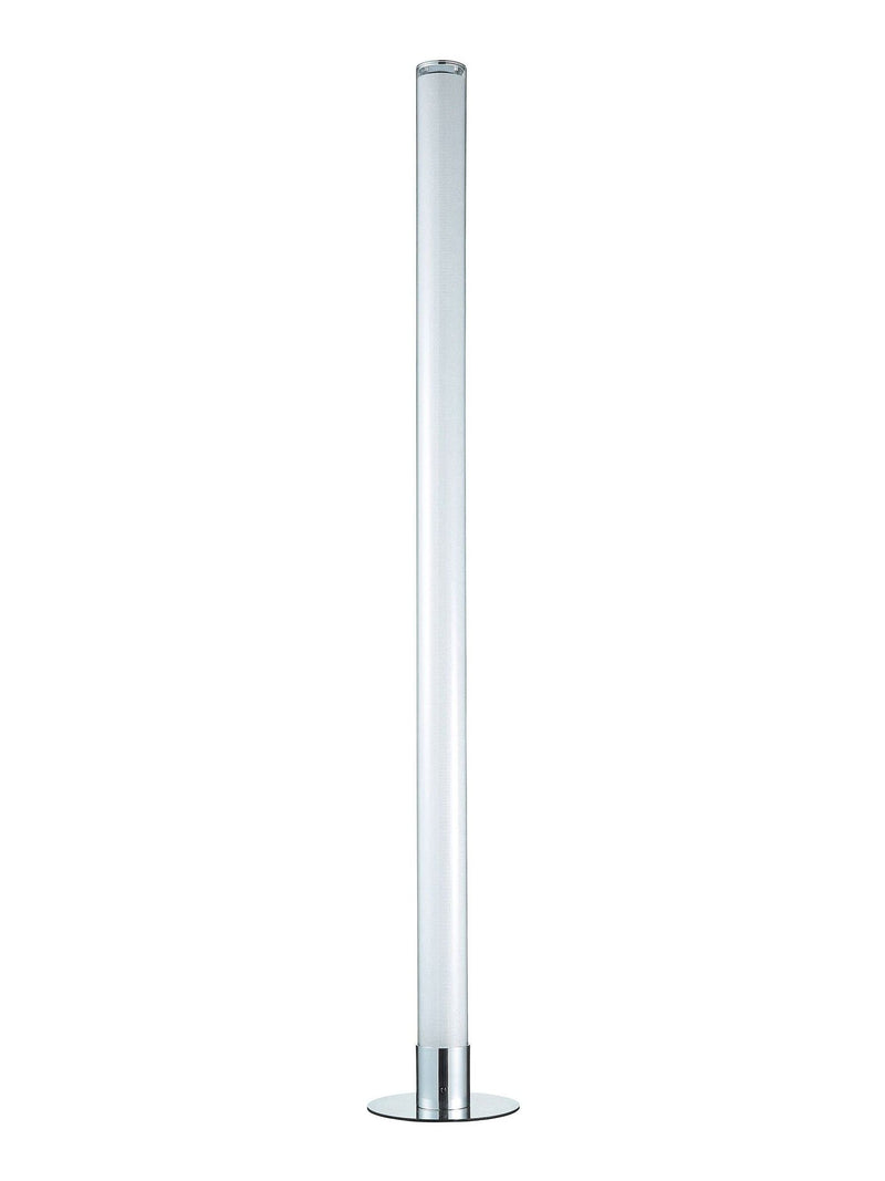glow Chrome Shimmer cylinder floor lamp from British brand