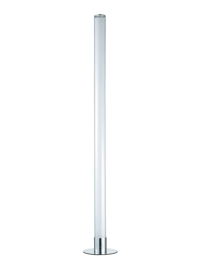 glow Chrome Shimmer cylinder floor lamp from British brand