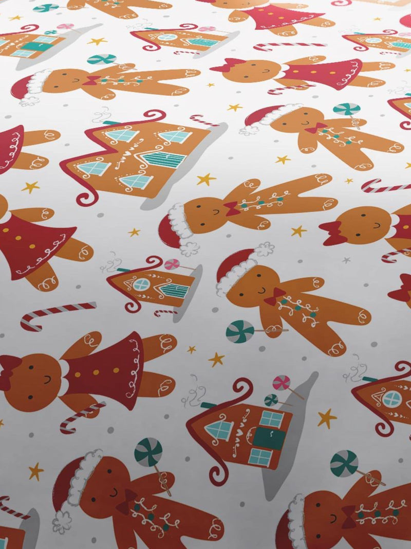 Fusion Multi Gingerbread Christmas Duvet Cover Set - British product