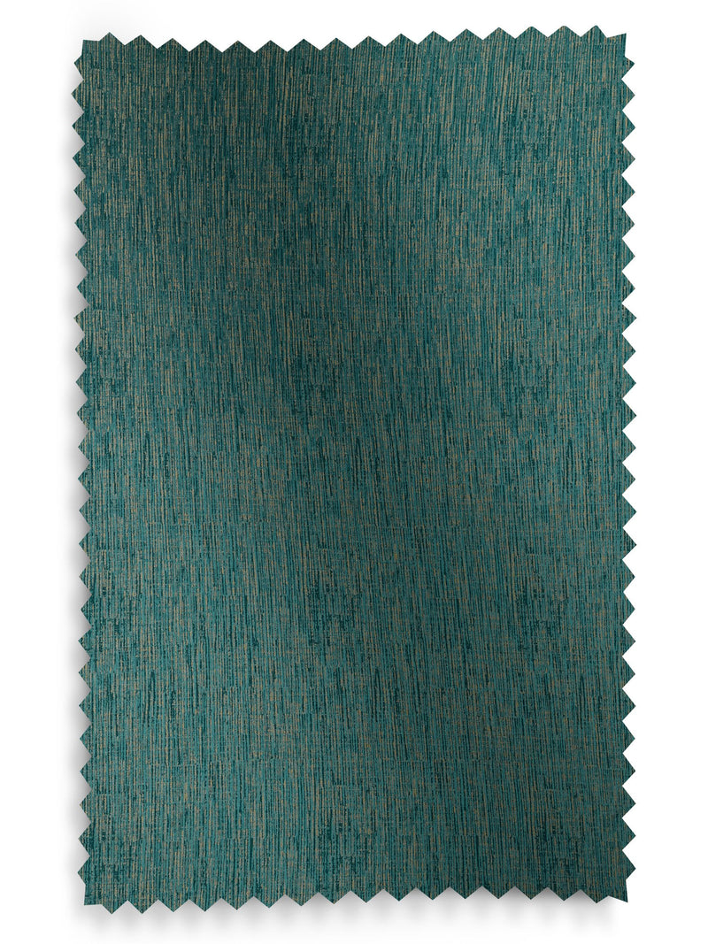 Peacock Jaya roman blind in bronze and gold tones, UK version
