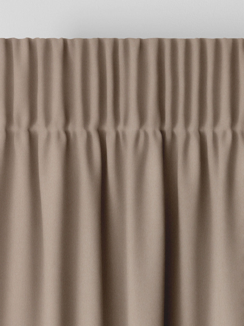 Montero velvet curtains made to measure putty colour (British brand)