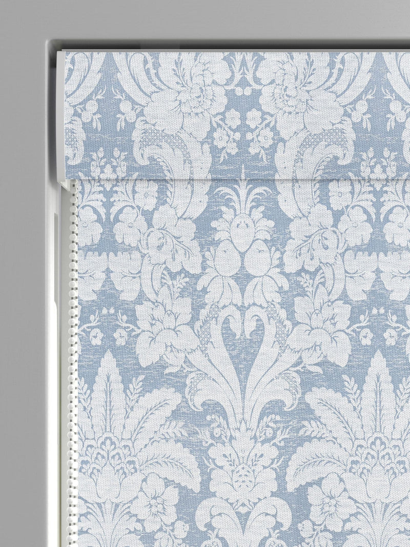 Laura Ashley Blue Martigues Roman blind, imported from the UK