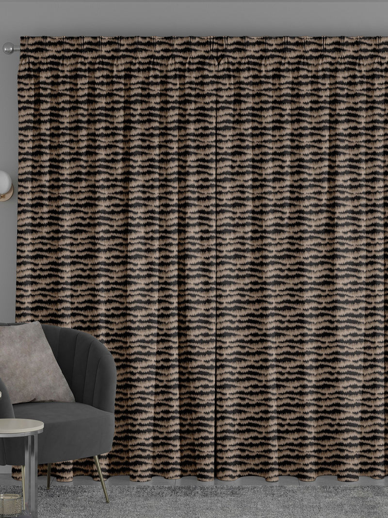 Motte black made to measure curtains, imported from the UK