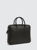 Moss black Saffiano attaché bag - British product