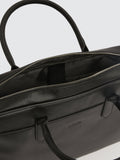Moss black Saffiano attaché bag - British product