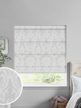 Next Laura Ashley Silver Martigues Made to Measure Roman Blind- Buy online at McGrocer