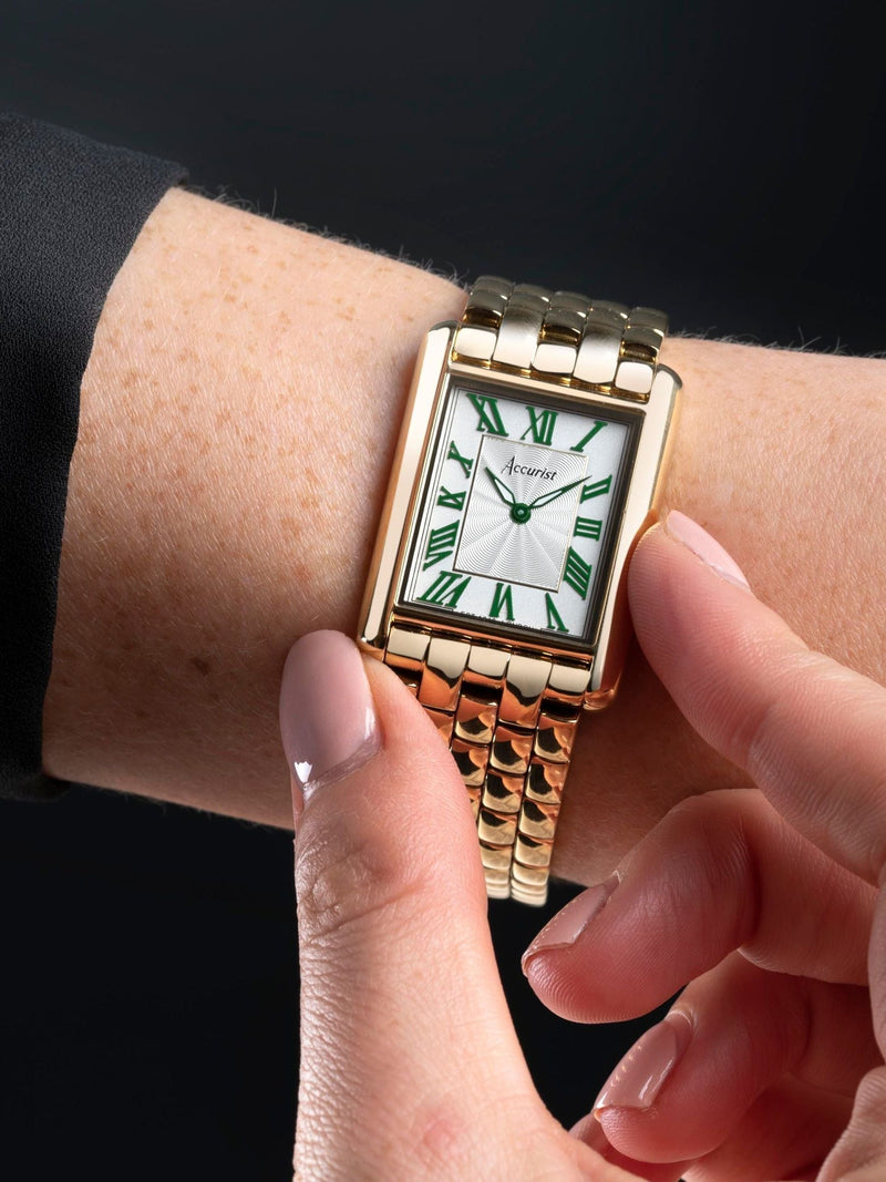 Accurist Gold Stainless Steel Watch Gold Plated - British product