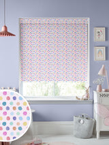 Next Voyage Blossom Pink Blackout Dotty Made To Measure Roller Blind- Buy online at McGrocer