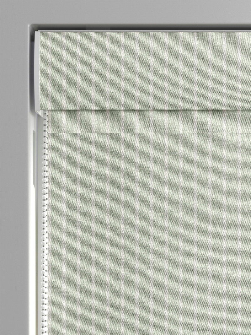 Franklin roman blind in mint green 100% cotton fabric - British product