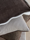 Ellenvale Interiors brown boucle cushion cover set of 3 (British brand)