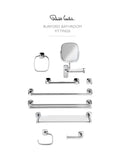 Robert Welch Burford toilet roll holder mirror-finished stainless steel - British product