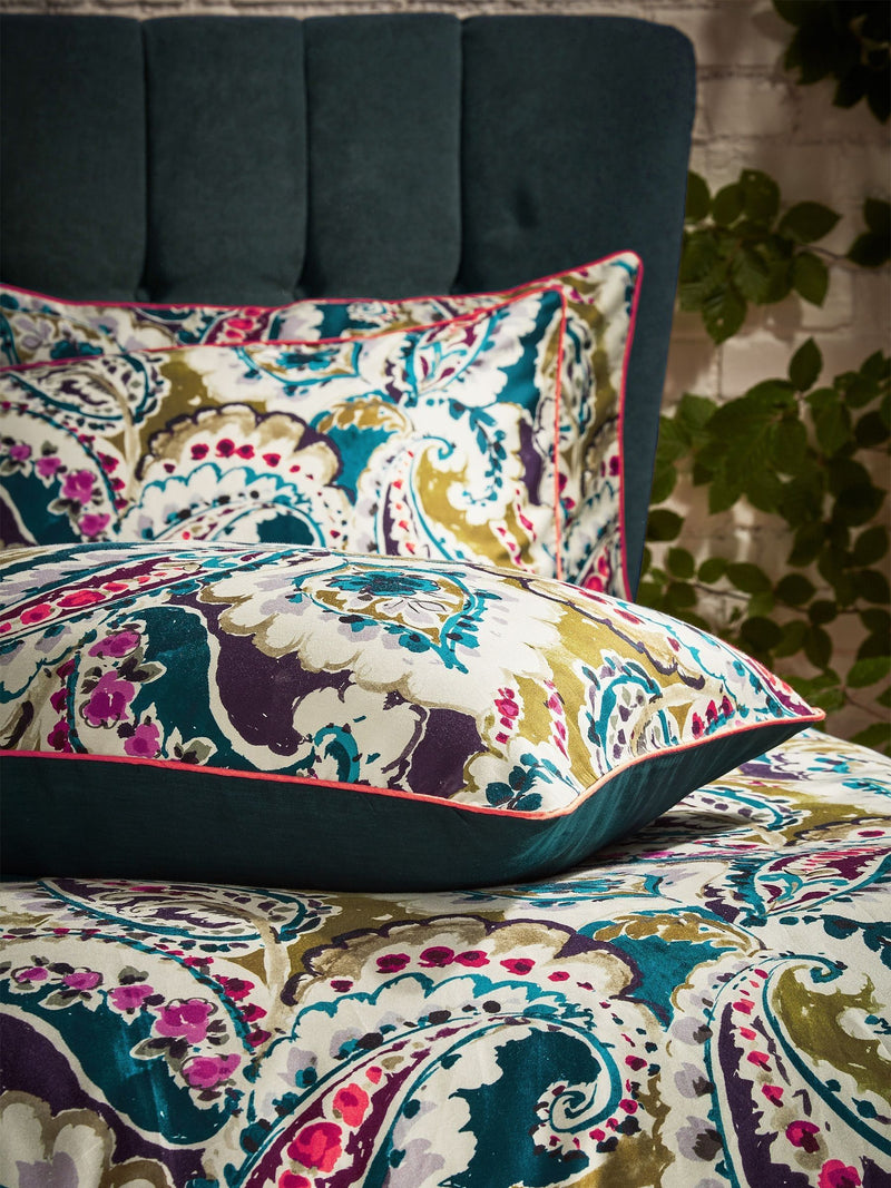 Edinburgh Weavers Aretha paisley pillowcases set of 2 - British product