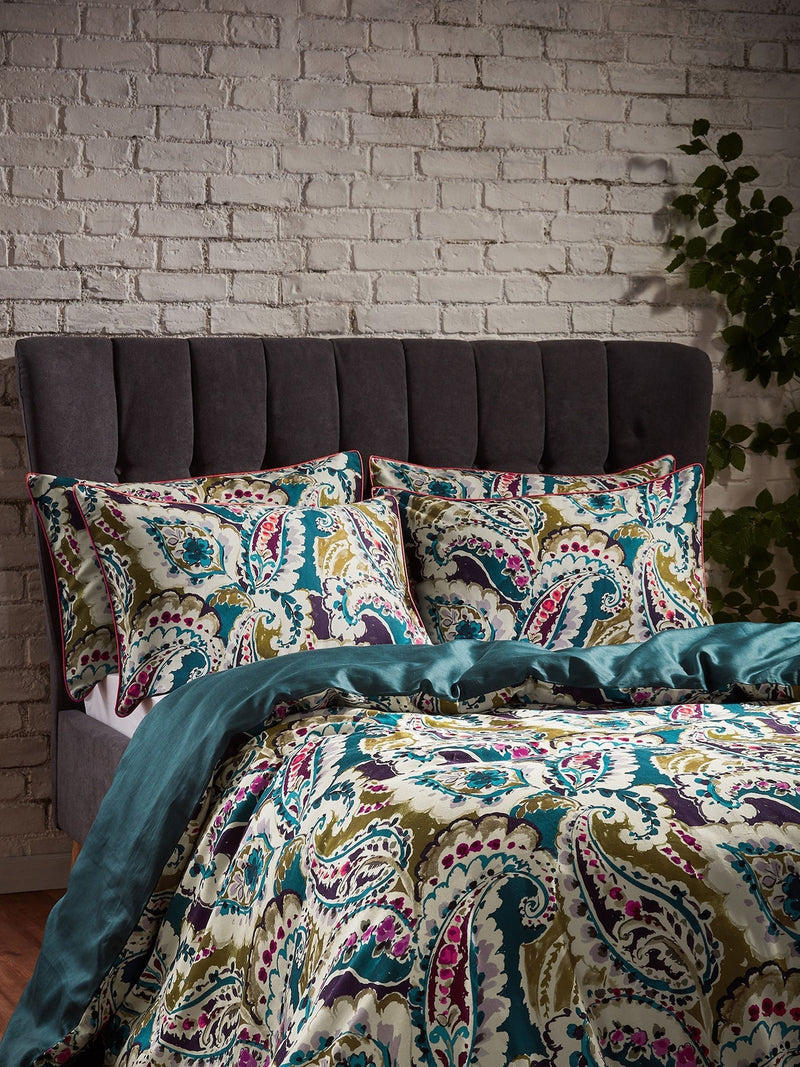 Edinburgh Weavers Aretha paisley pillowcases set of 2 - British product