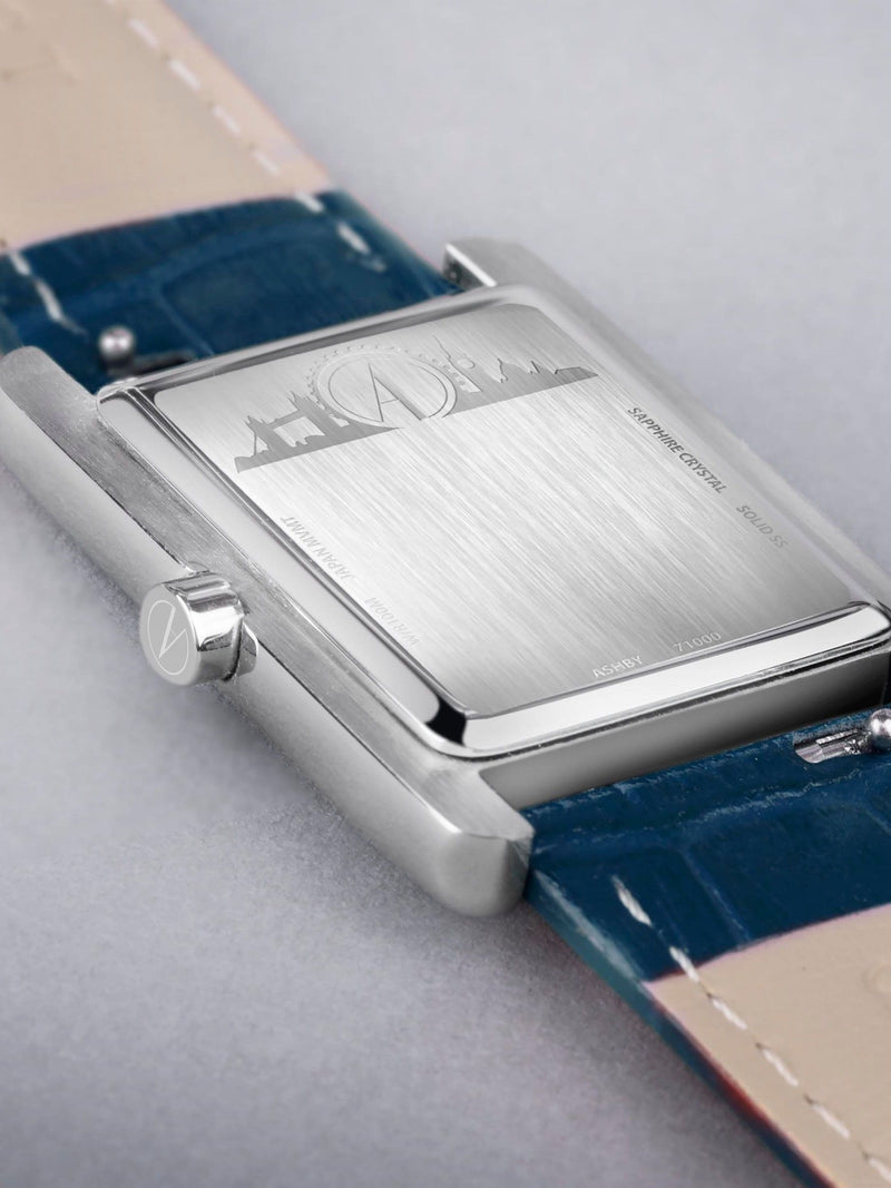 Accurist Blue Rectangle Analogue Watch - British product