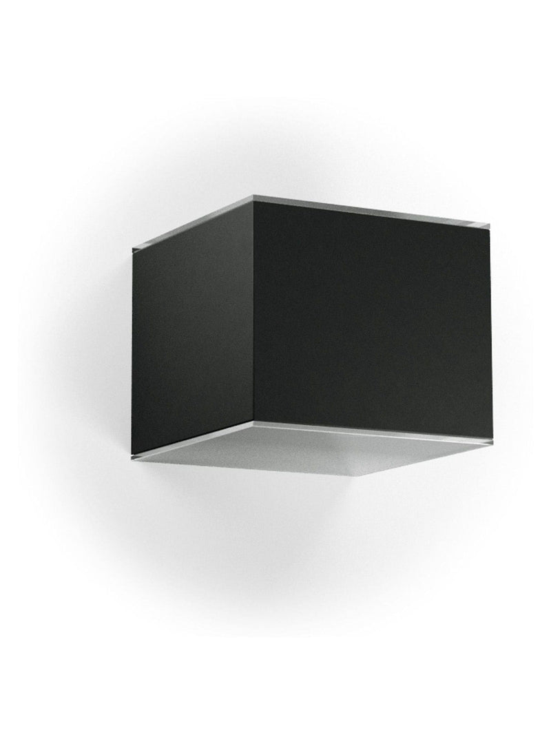 SolarCentre Avon grey solar wall light, imported from the UK