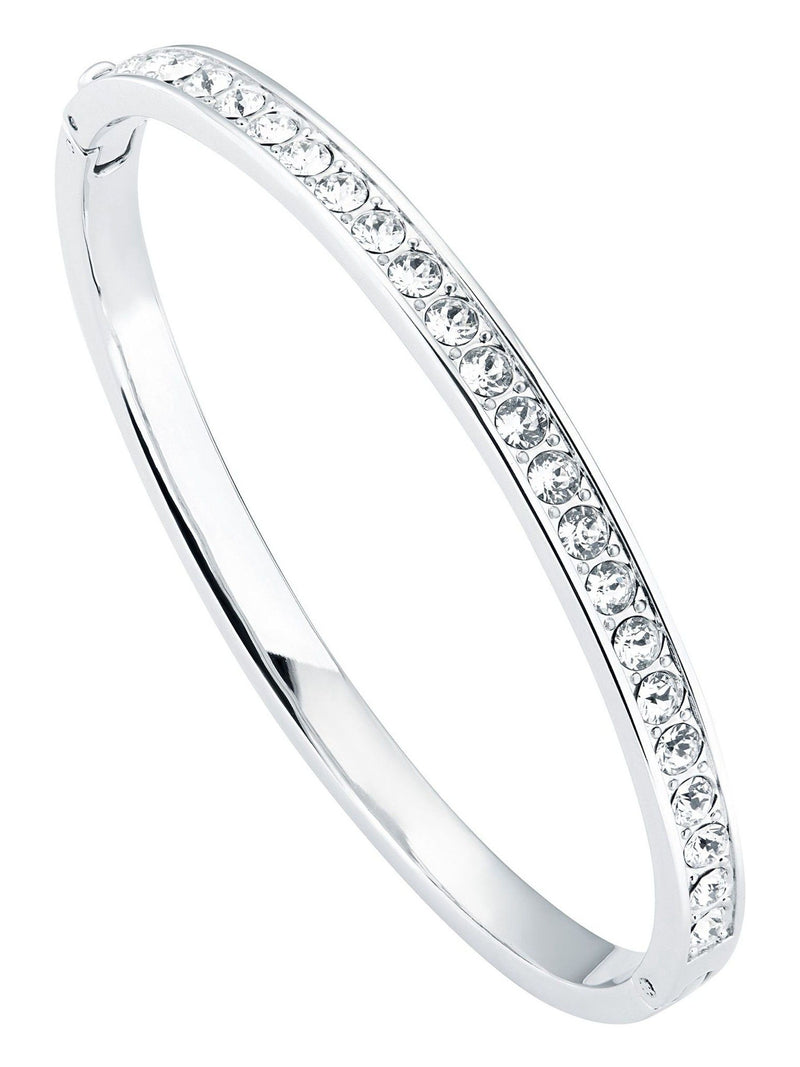 Ted Baker crystal hinge bangle silver tone (British brand)
