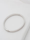 Ted Baker crystal hinge bangle silver tone (British brand)