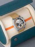 Accurist brown origin leather strap chronograph watch - British product