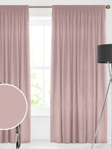 Next Montero Velvet Shell Pink Made to Measure Curtains- Buy online at McGrocer