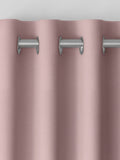 Shell pink velvet made to measure curtains (British brand)