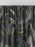 Graham & Brown Midnight Black Glasshouse curtains, UK version