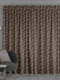 Brown Motte Truffle made to measure curtains, UK version