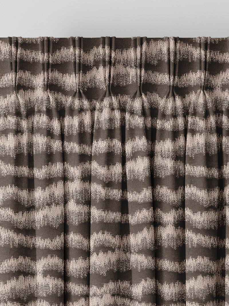 Brown Motte Truffle made to measure curtains, UK version