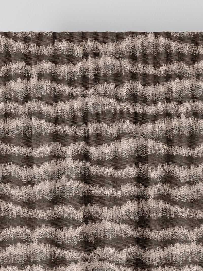 Brown Motte Truffle made to measure curtains, UK version