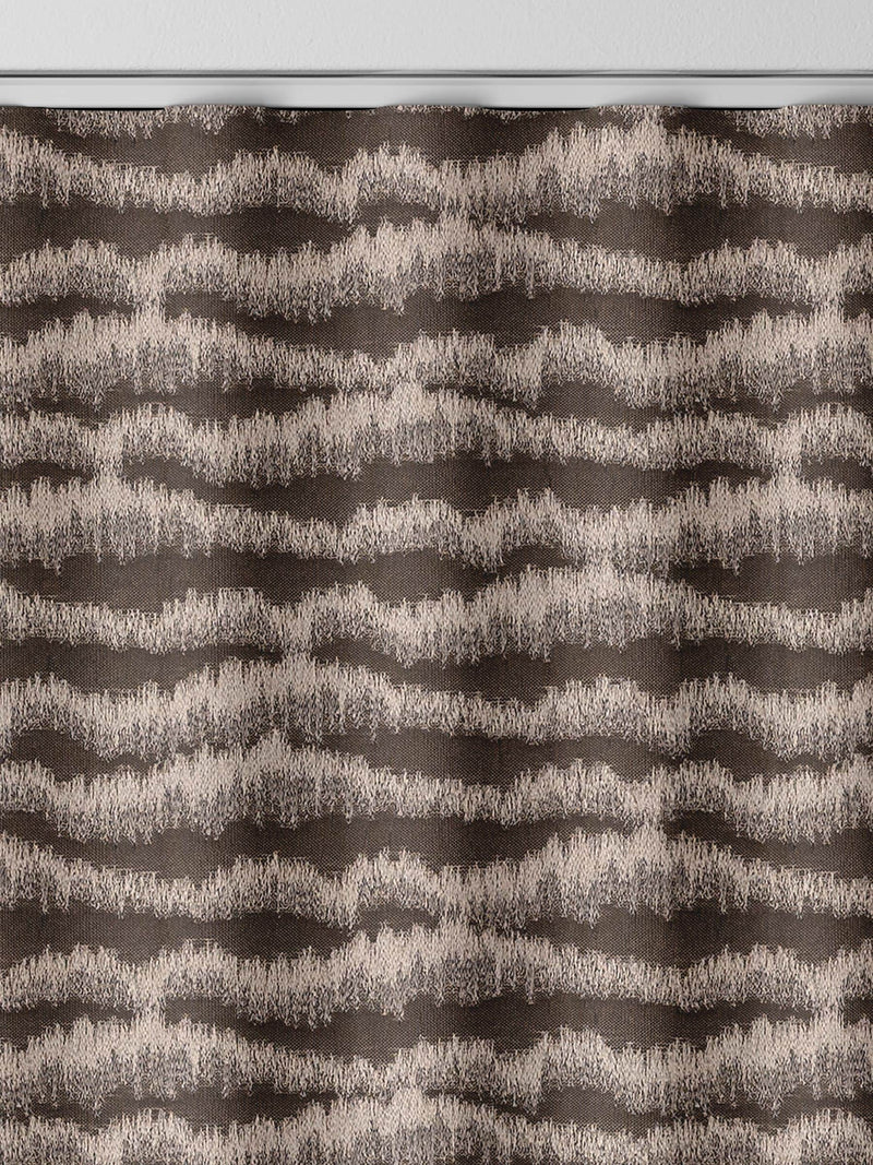 Brown Motte Truffle made to measure curtains, UK version