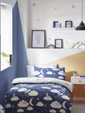 Peter Rabbit Blue Sleepy Head duvet cover set, imported from the UK
