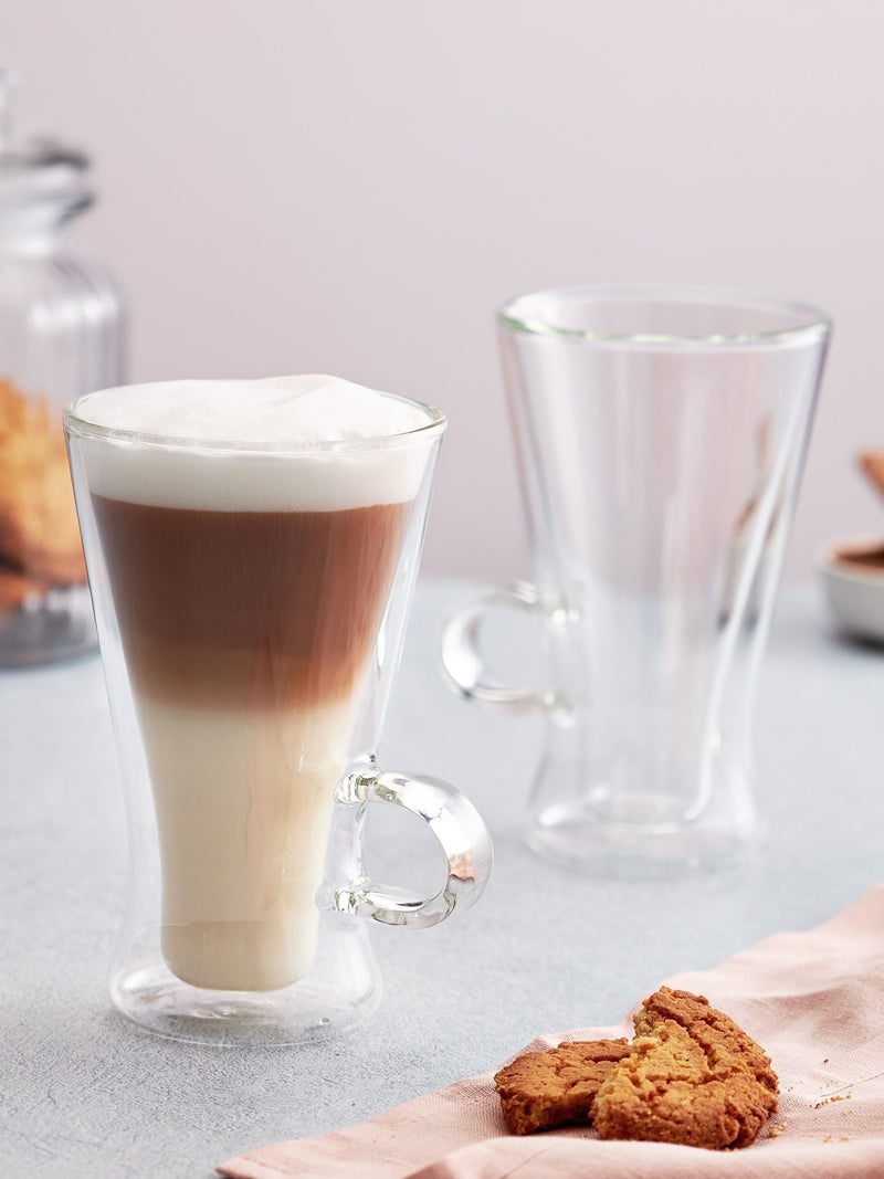 Judge Clear Duo Double Walled Latte Glasses (British brand)