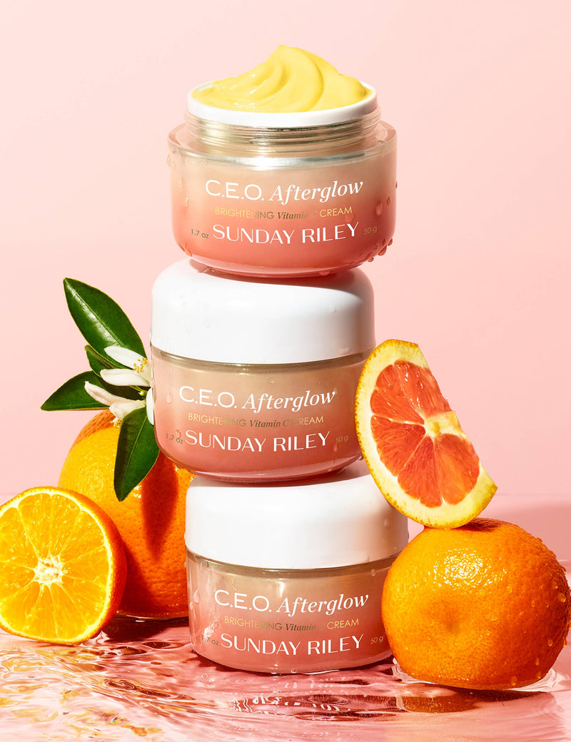 Sunday Riley CEO Afterglow brightening Vitamin C gel cream 50g, UK version