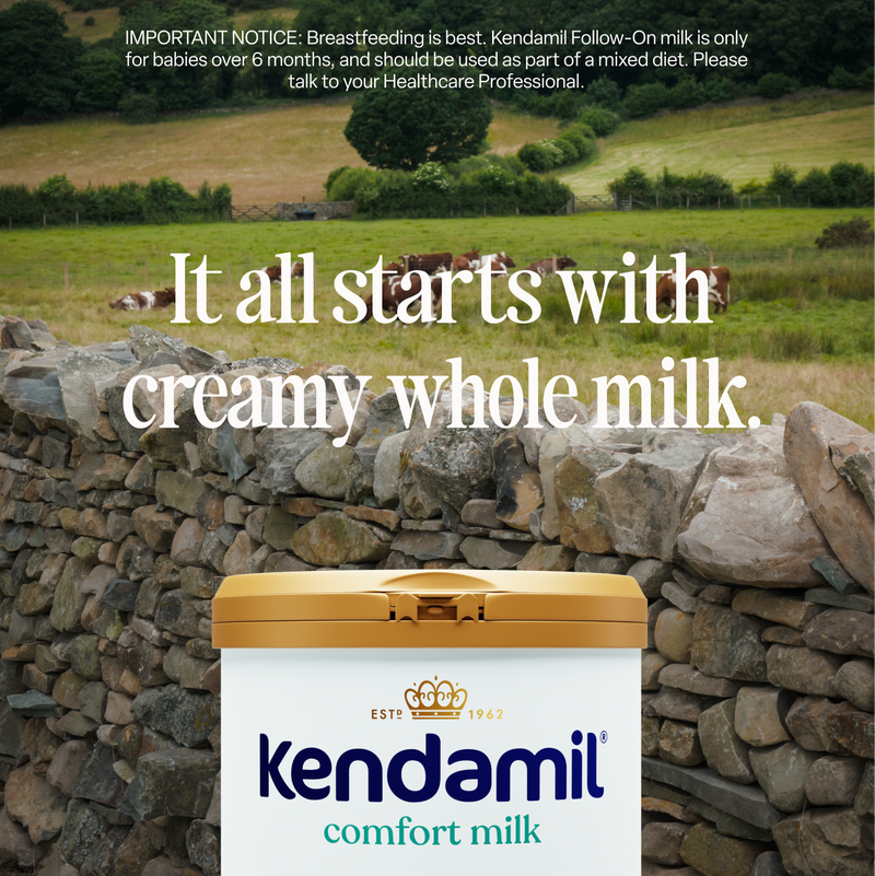 Kendamil Comfort Milk reduced lactose baby formula (British brand)