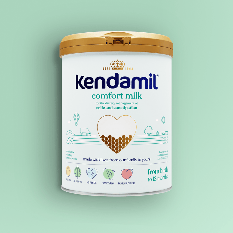Kendamil Comfort Milk reduced lactose baby formula (British brand)