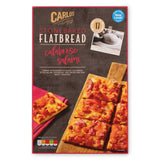 Stonebaked flatbread with Calabrese salami, UK version