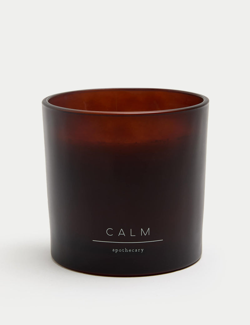 Apothecary Calm 3 wick candle soothing fragrance, UK version