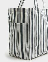 M&S M&S Canvas Striped Shopper- Buy online at McGrocer
