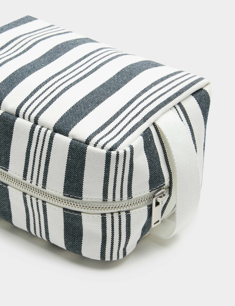 M&S canvas striped washbag - British product