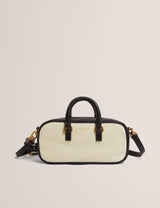 M&S Ted Baker Canvas and Leather Top Handle Bag- Buy online at McGrocer